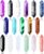 17Pcs Healing Crystals Stones Sets, Hexagonal Bullet Shaped Reiki Meditation Gemstone Chakra Stones Tiger Eye Obsidian Quartz Crystals Gemstone Wand Set Pendants with Storage Box