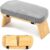 Meditation Bench, Bamboo Meditation Stool, Folding Kneeling Meditation Bench, Seiza Prayer Bench, Prayer Bench with Meditation Cushion, Kneeling Stool(Grey)