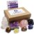 AtPerry’s Healing Crystals Set – 8 Real Chakra Crystals & Stones for Stress & Anxiety Relief, Gift Box + Crystal Meaning Card, Selenite Amethyst Rose Quartz Black Tourmaline – Gift for Women