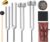 Sound Healing Tuning Fork Set – Tuning Forks for Chakra Alignment & Stress Relief – Otto 128Hz, Earth Om 136Hz, Yin 256Hz, Yang 384Hz, Activator & Pouch – Ideal for Meditation & Home Therapy
