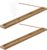 2 Pieces Natural Bamboo Incense Stick Holder Home Incent Burner with Ash Catcher