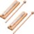 2 Set Hand Chimes for Classroom Meditation Chimes Bells Classroom Management Tools Instrument with Mallet for Meditation Yoga Prayer Teacher School (Single Tone,Wooden Color)