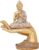 Buddha Statue for Home Decor Gold 8.7″- Buddha Statues for Zen Decor – Buddha Statue Large for Spiritual-Buddha Decor for Living Room-Buda–Indoor Buddha Gift for Relaxation, Meditation or Shrine