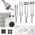 Healing Tuning Fork Set for Sound Therapy, 16-Piece Beginner Friendly Tuning Forks Kit with 128Hz 136.1Hz 256Hz 384Hz for Meditation, Yoga, Relaxation, Energy Healing & Daily Selfcare with Guide Book