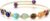 Top Plaza 7 Chakra Bracelet Healing Crystal Stone Bead Ankle Bracelets Adjustable 14K Gold Plated Bracelets for Women Ladies Birthday Gifts Mom Gifts