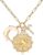 Gold Zodiac Sign Coin Necklace with Opal Crescent Moon Charm for Women Trendy, Dainty Gold Paperclip Chain 12 Constellation Horoscope Necklaces Astrology Jewelry Gifts