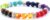 Men Women 8mm Lava Rock 7 Chakra Beads Chakra Bracelet Braided Rope Natural Stone Yoga Bracelet Bangle