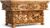 Tribe Azure Fair Trade Small Snow Lion Altar Table, Hand Carved Wooden Table with Majestic Garuda, 16 in x 9 in x 9 in