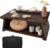 Japanese Low Floor Table Folding Coffee Tables,23”x13.5” Paulownia Wood Tables Tatami Tables Meditation Table Altar with Storage