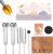 Tuning Forks for Healing(128Hz, 136.1Hz, 432Hz, 528Hz),Medical-Grade Weighted & Unweighted Tuning Forks Set with Vegan Leather Pouch &Activator, for Chakra/Sound Therapy/Yoga/Meditation