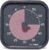 Time Timer MOD Home – Metallic Series – Individual Sized 60 Minute Visual Countdown Timer for ADHD, Adults, Students, and Pomodoro with Silent Operation (Metallic Storm)