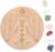 Beaupretty Healing Crystal Grid Board Set Crystal Therapy Set Chakra Stones Balancing Gemstones for Meditation Zen Aura Cleansing Rose Box