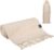 Tharie Hand-Woven Organic Cotton Yoga Mat, Washable & Good Grip, Standalone or as Topper, 70 x 196 cm, Made in India