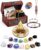 Crystals and Healing Stones Set – Chakra Crystals, Thumb Worry Stones, Golden Orgone Pyramid for Positive Energy – Flower of Life, Chakra Bracelets, 7 Chakra Stones Set, Birthday Gifts for Women