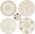 ORIGACH 4 PCS Wooden Crystal Grid Board, Round Sacred Geometry Energy Grids Board, Metatron’s Cube Crystal Plate for Witchcraft Wiccan Altar Ritual Sacred Space Decor, 5.9Inch Diameter