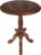 Handcrafted Carved Round Side Table – 18×21 Inch Coffee Table for Living Room | Solid Wood Accent End Table with Pedestal Base | Altar Table for Home Décor
