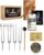 Tuning Forks for Healing Set – 128Hz, 136.1Hz, 256Hz, 384Hz Weighted & Unweighted Tuning Fork Kit for Starters & Beginners – Sound Therapy Instruments for Meditation & Yoga in Pouch
