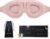 MZOO Luxury Sleep Eye Mask for Side Sleeper Men Women, Zero Eye Pressure 3D Sleeping Mask, Light Blocking Patented Design Night Blindfold, Soft Eye Shade Cover for Travel, Pink
