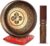 Tibetan Singing Bowl Set – Easy To Play Authentic Handcrafted For Meditation Sound Chakra Yoga Healing 4 Inches By Himalayan Bazaar (Brown and Maroon)