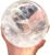 Natural Clear Quartz Crystal Ball,White Crystal Sphere Healing Crystal Ball with Stand Home Decor Prosperous Love Invite Wealth + Pedestal (900g)