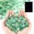 Ecation 120 Pcs Heart Quartz Bulk Crystals Stone Bulk Natural Polished Stone Heart Love Carved Healing Worry Crystal with Flannel Bag for Women Gifts(Green Aventurine)