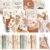 Mooliwe 24 Pcs Positive Affirmation Gift Set Gratitude Notebooks with Pens Small Bags Motivational Encouragement Notepads Daily Affirmations Journal for Women Stress Relief Self Care (Rainbow)