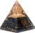 Shungite Orgonite Pyramid for Energy cleansing, Protection, Grounding Energy, Spiritual Healing | Handmade Orgonite pyramids with Copper Coil and Crystal Quartz for Chakra Protection