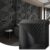 WOWSTAR 12-Pack 3D Wall Panels 19.7″ x 19.7″, Black Slat Wall Panels for Living Room Wall Decor, Modern Black Wall Covering for Home & Office
