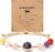 Raicegs Zodiac Bracelets for Women 18K Gold Plated Natural Stone Zodiac Sign Bracelets Gemstone Beads Healing Crystal Bracelets Constellation Horoscope Jewelry Gifts