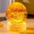 Ornalrist Handmade Multicolor Gold Healing Crystal Ball with Warm Night Light – Natural Healing Crystals Orb for Witchcraft Quartz Meditation Astronomy Gifts for Home Decor (3.15” Gift Boxed)