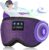 LC-dolida Sleep Mask with Bluetooth Headphones Bluetooth Sleep Mask Sleep Headphones,3D Eye Mask for Sleeping Mask Music Sleeping Headphones for Side Sleepers Meditation Gifts Gadgets for Men Women