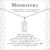 HOPE LOVE SHINE New Beginnings Rainbow Moonstone Sterling Silver Necklace for Women