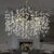 Modern Tree Branch Chandelier 31.5″ Black Crystal Chandelier 10-Light Contemporary Pendant Lighting Luxury K9 Clear Crystal Dining Room Chandeliers for Staircase Living Room Kitchen Bedroom