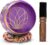Tibetan Singing Bowl Set – 4″ Easy To Play Authentic Handmade For Meditation Sound 7 Chakra Healing By HIMALAYAN BAZAAR (Purple, 4″)