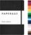 PAPERAGE Lined Journal Notebook, (Black), 160 Pages, Medium 5.6 in x 8 in – 100 GSM Thick Paper – Hardcover Journaling Notebook for Work, School & Note Taking