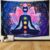 Maccyafst Seven Chakra Yoga Meditation Wall Hanging – Colorful Mandala Indian Hippie Chakra Tapestry for Studio Room (H51.2 W59.1)