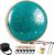 HOPWELL Steel Tongue Drum – 15 Note 12 Inch Tongue Drums – Percussion Instruments – Hand Pan Drum with Music Book, Drum Mallets and Carry Bag, D Major, Malachite Green