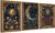 Palette Dreams Triptych Framed Sun Moon Star Tarot Wall Art 12×16 inches x3 | Wooden frame, UV-resistant ink, Giclée printing process, Pre-installed hooks make it easy to hang home or office wall decor