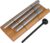 Woodstock Wind Chimes Zenergy Trio Hand Chime, Silver (7.7″) Musically Tuned for Meditation, Yoga and Mindfulness, Great for Classrooms