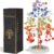 YATSKIA 7 Chakra Tree of Life Crystal Tree | Birthday Gifts for Women | Healing Crystals Gemstone Tree | Crystal Gifts for Mom | Home Office Decor | Handcrafted Unique Gifts