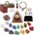 Chakra Healing Stones Set – 7 Raw & 7 Tumbled Crystals with 7 Bullet Shaped Stones, Chakra Necklace, Healing Bracelet & Orgone Pyramid – Spiritual Gift for Reiki, Meditation, Energy Balancing