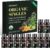 Organic Essential Oils Gift Set, Top 10x10ML-100% Pure Natural Aromatherapy for Diffusers, Humidifiers, Candle Making, Peppermint, Tea Tree, Lavender, Frankincense, Lemongrass, Eucalyptus & More