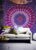 raajsee Indian Cotton Purple Tapestry Mandala Wall Hangings, Hippie Tapestries,Boho Throw Bohemian Bedding, Beach Blanket, Yoga Meditation Rugs Queen Bedspread Queen (82×92 Inches / 210×232 Cms)
