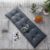HOMBYS Floor Lounger Pillow Foldable and Tufted Design Long Floor Cushion for Yoga, Reading, Sleeping, Meditation, Elastic Band for Roll Up and Easy Storage, Machine Washable, Dark Grey, 74″x27″