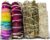 Bholi Sage Plus Sage Smudge kit Rosemary Lavender White Sage Rose with White Sage Sustainably Sourced from California Dried Sage Sticks for Home Cleansing, Blessing