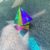 CMY Cube Original Pyramid (60mm),Crystal Sun Catcher Prism for Home or Office décor Gifts,Optical Color Cube