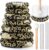 10 Pcs Singing Bowl Cushion Set 7 Silk Cloth O Ring with 3 Crystal Singing Bowl Mallet Include Solid and Hollow Stick Wood Handle Rubber Mallet for 6-12″ Tibetan Sound Meditation (Black Gold)