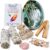 JL Local Perfect Unity Smudging Kit, White Sage, Palo Santo | 2 White Sage Smudge Sticks + 2 Palo Santo Sticks, Abalone Shell Bowl, Rose Quartz Crystal, Healing Incense for Cleansing