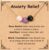 Healing Crystal Necklace for Women 14k Plated Gold Beaded Necklace Anxiety Relief Triple Protection Amethyst Gifts for Friends Sister Mom Daughter Jewelry