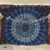 Bless International Handmade Indian hippie Bohemian Psychedelic Peacock Mandala Wall hanging College Dorm Beach Throws Table Cloth Bedding Tapestry (Blue Green, Medium(54x60Inches)(137x152cms))